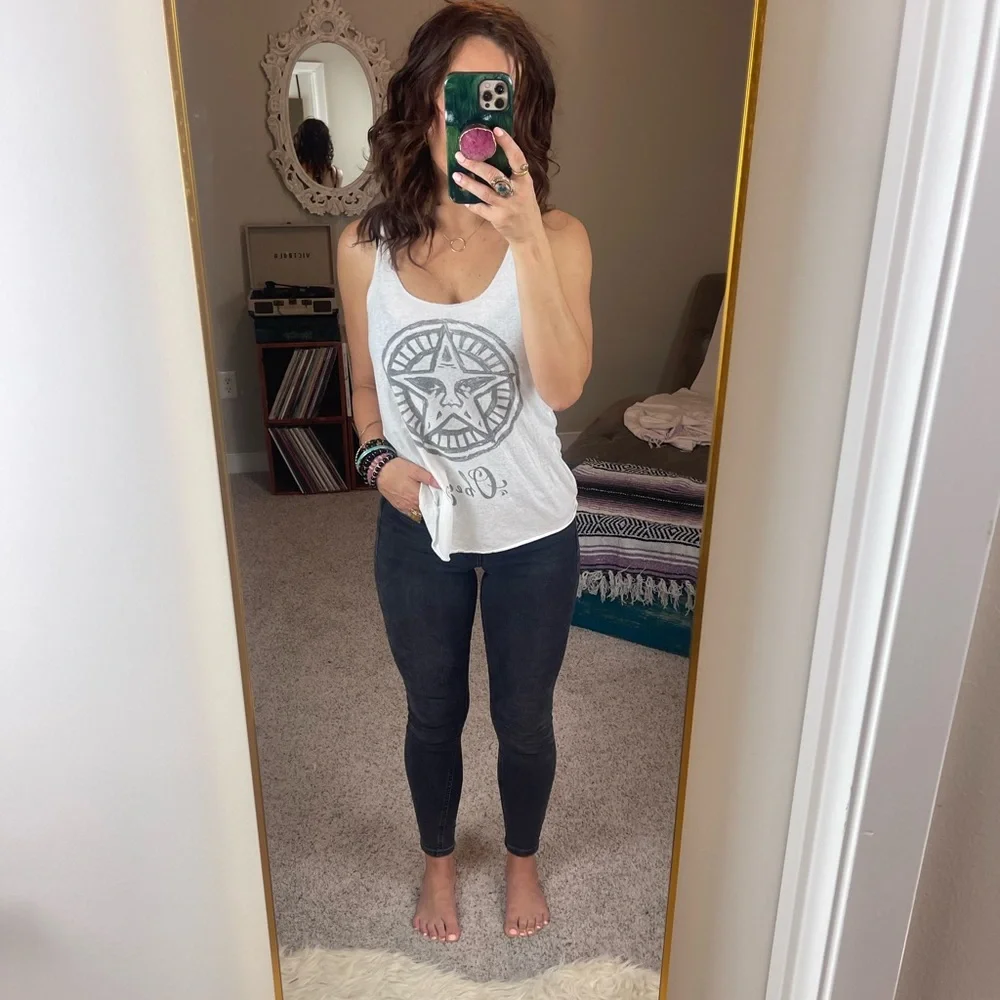 OBEY • Racerback Tank • White • M - Picture 6 of 11